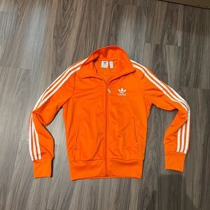 Adidas originals orange track jacket